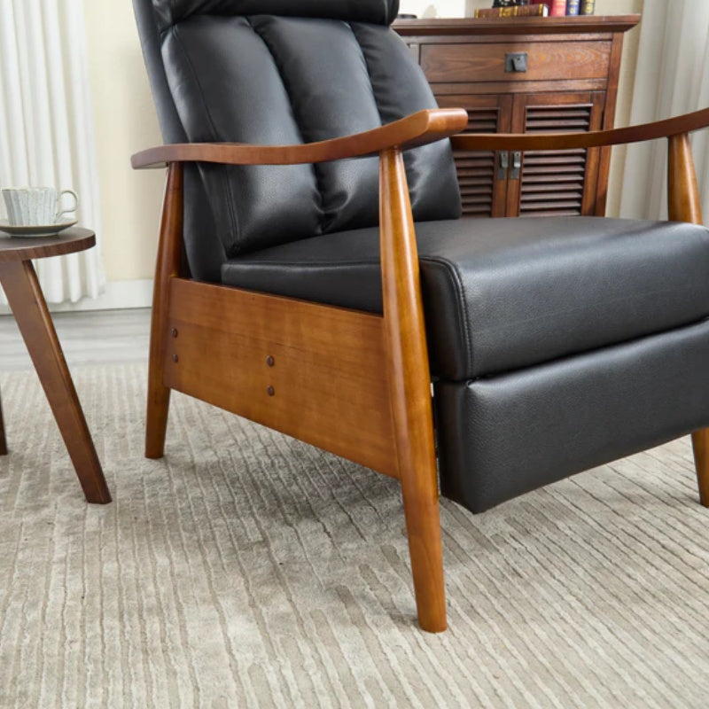 COOLMORE Wood Frame Armchair, Modern Accent Chair Lounge Chair for Living Room-海智集-Default-