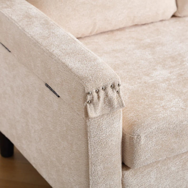 UNITED Sectional Sofa Reversible Sectional Sleeper Sectional Sofa with Storage Chaise-海智集-Default-