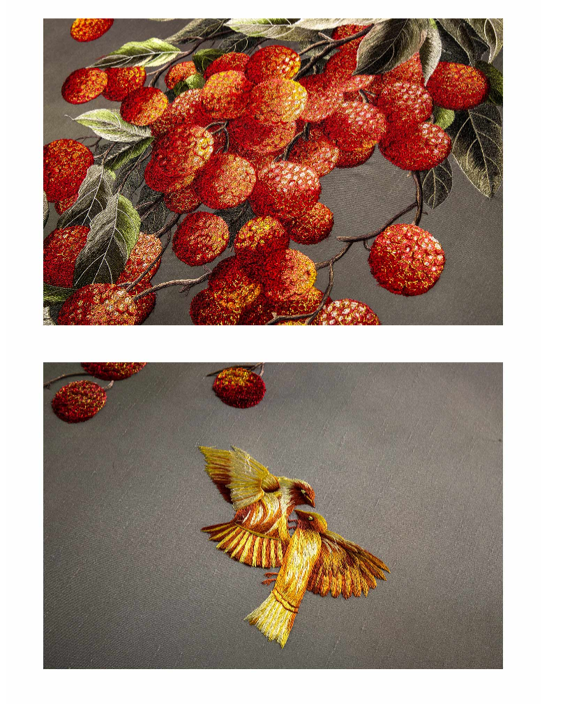 Decorative Art-Drawing of Auspicious Lychee-海智集-