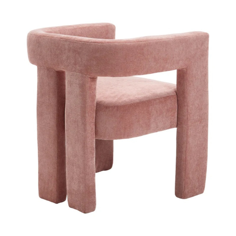 Campcraft Contemporary Designed Fabric Upholstered Accent/Dining Chair /Barrel Side Chairs Kitchen Armchair for Living Room 2PC/SET-海智集-Default-