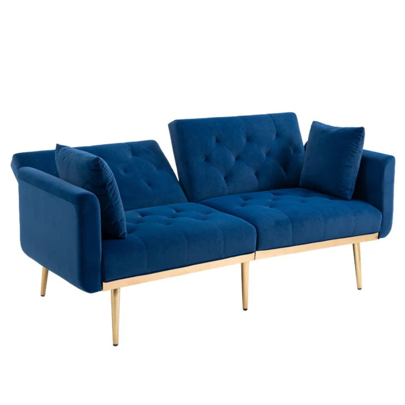COOLMORE Velvet Sofa , Accent sofa .loveseat sofa with metal feet-海智集-Default-