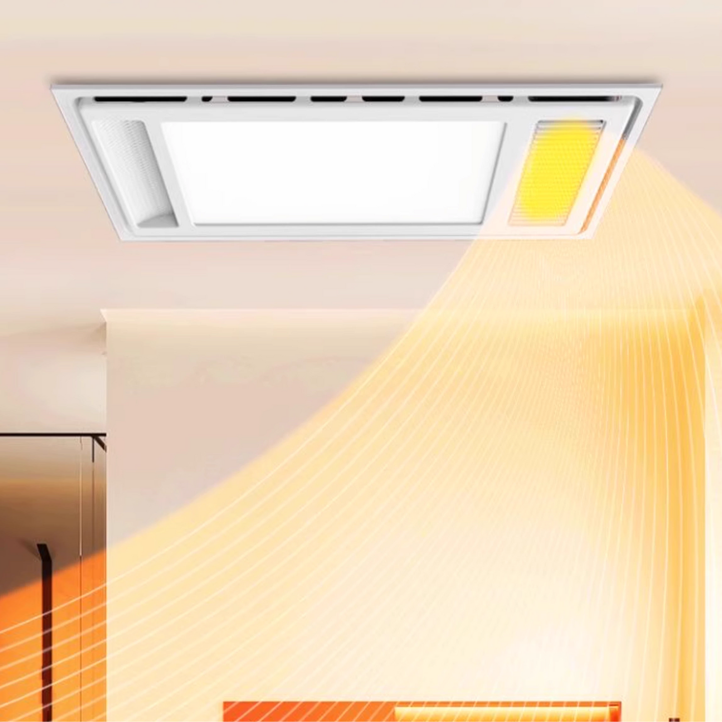 Air heating ZC-M30-1, bathroom heater, integrated ceiling, exhaust fan, lighting, integrated bathroom, warm air blower-海智集-