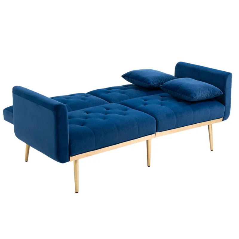 COOLMORE Velvet Sofa , Accent sofa .loveseat sofa with metal feet-海智集-Default-