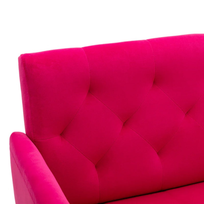 COOLMORE Accent Chair ,leisure single sofa with Rose Golden feet-海智集-Default-