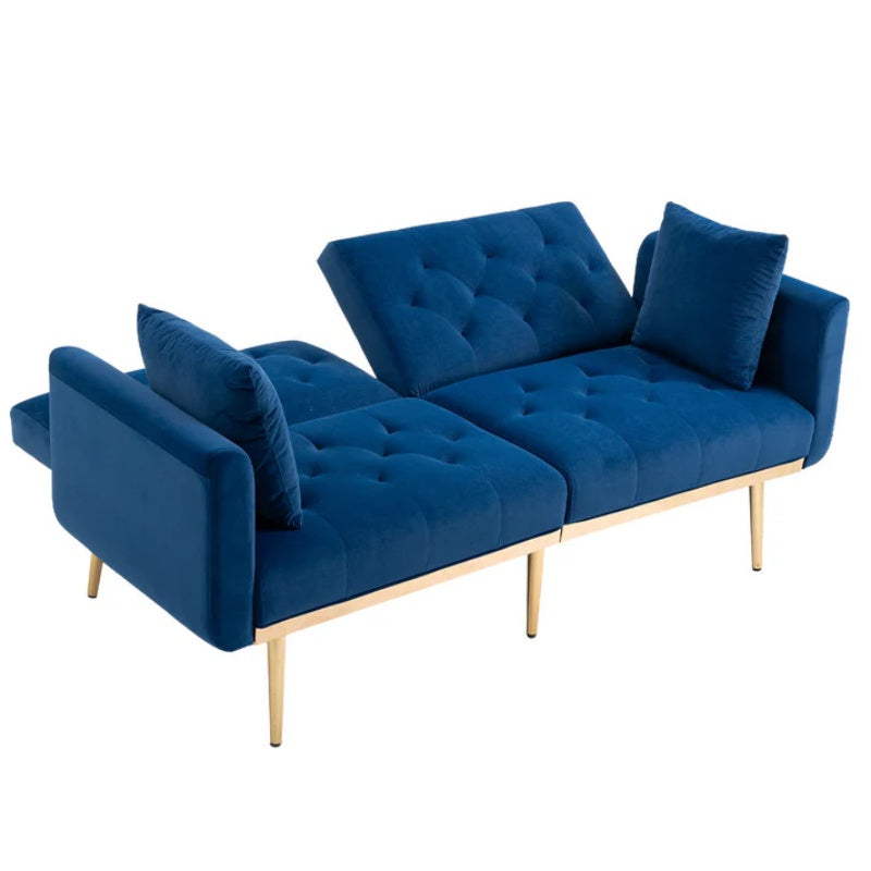 COOLMORE Velvet Sofa , Accent sofa .loveseat sofa with metal feet-海智集-Default-