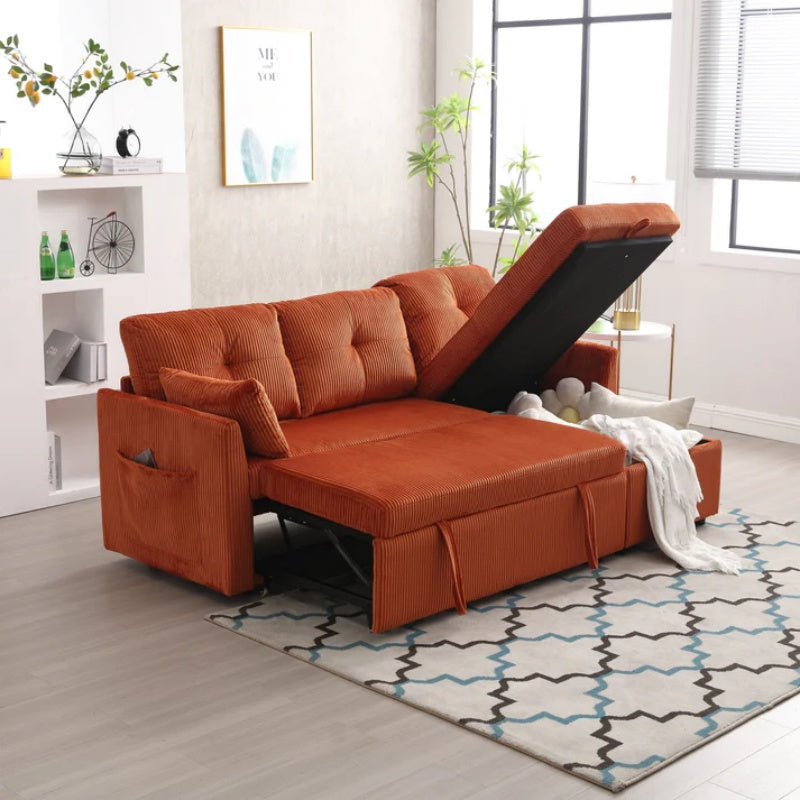 UNITED WE WIN-Furniture, modular L-shaped sofa, modular long sofa with reversible chaise lounge, Sofa bed, Sleeper sofa, modular sofa combination with storage seats.-海智集-Default-