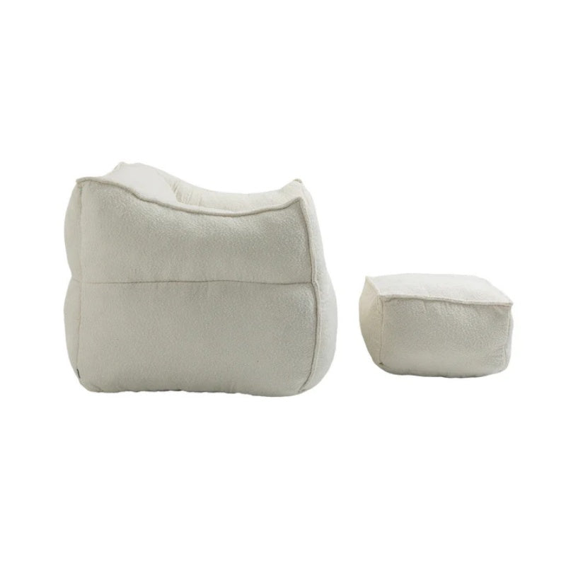 COOLMORE Bean Bag Chair Lazy Sofa/Footstool Durable Comfort Lounger High Back Bean Bag Chair Couch for Adults and Kids, Indoor & Outdoor-海智集-Default-