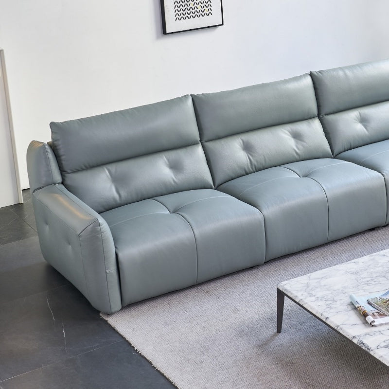 Home Theater Leather Recliner Set | Luxury Cinema Experience at Home-海智集-