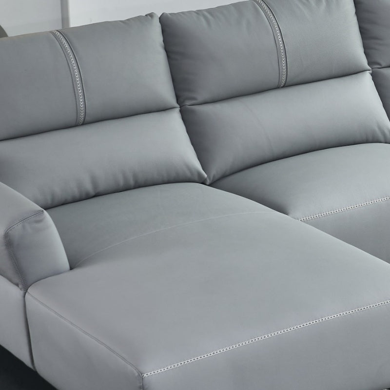 Luo LAN Series Leather Sofa, Italian Light Luxury Four-seater G36-海智集-