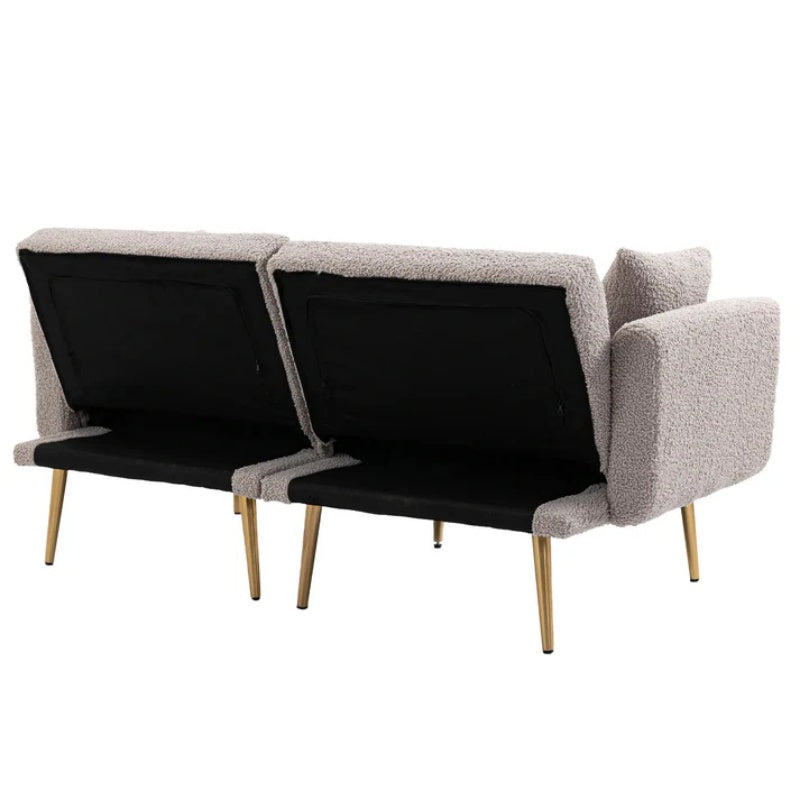 COOLMORE Velvet Sofa , Accent sofa .loveseat sofa with metal feet-海智集-Default-
