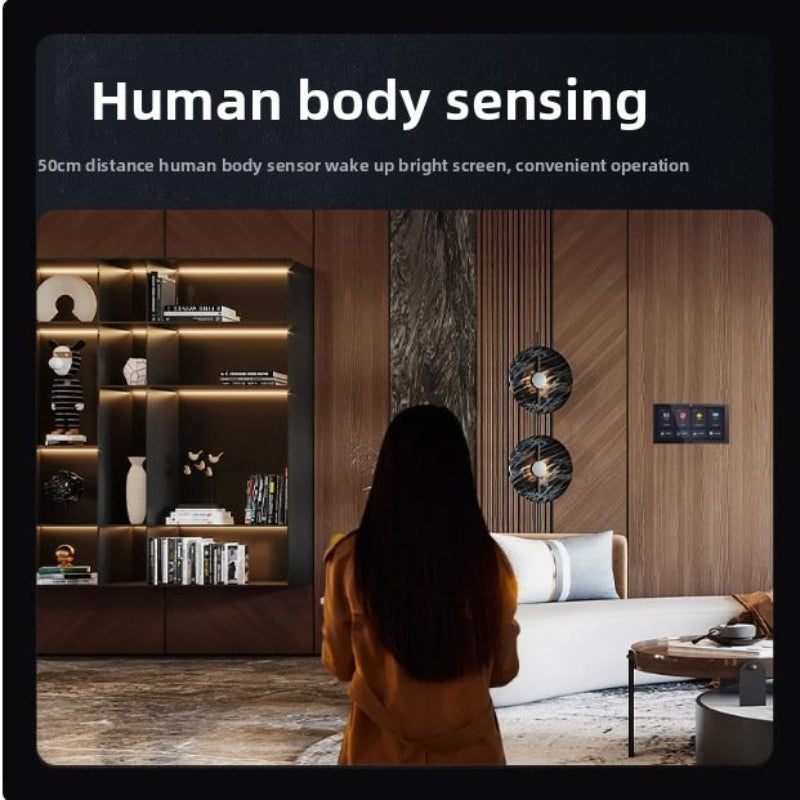Intelligent scene panel, intelligent switch, touch screen, voice control, full-screen panel-海智集-