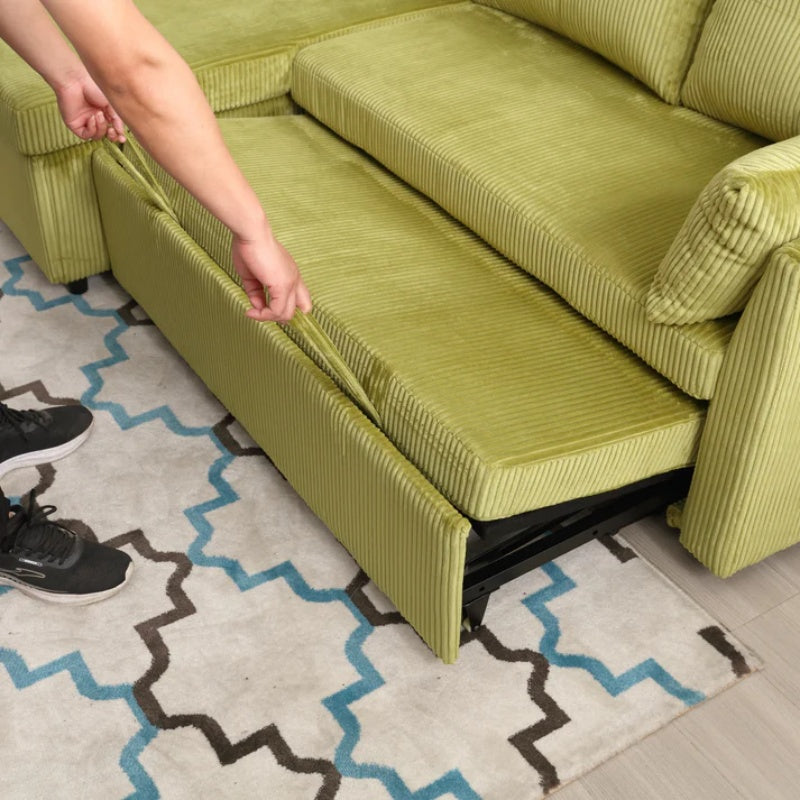 UNITED WE WIN-Furniture, modular L-shaped sofa, modular long sofa with reversible chaise lounge, Sofa bed, Sleeper sofa, modular sofa combination with storage seats.-海智集-Default-