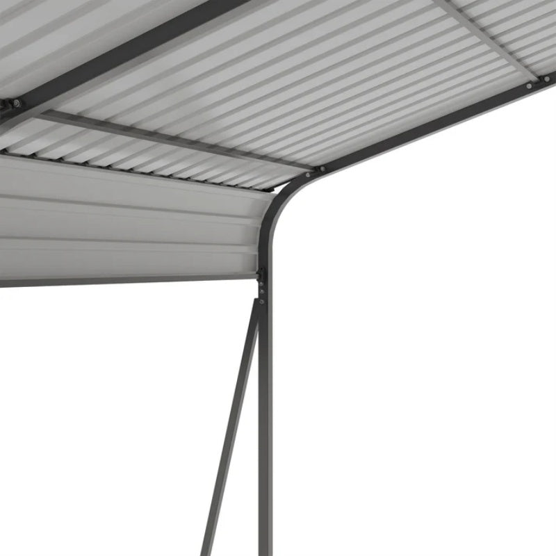 Campcraft 13 x 26.5 ft carport, 0.25mm thick, with protective film to prevent scratching, 2 pairs of adhesive gloves, 3 hooks, 12 expansion screws, 6 fixed iron pieces-海智集-Default-