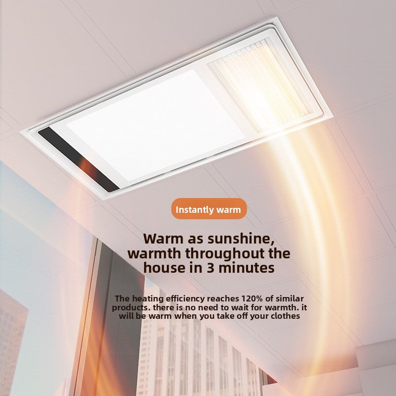 Factory Customization Major Brands Bathroom Heater Fan OEM Integrated Ceiling Ventilation Fan Lighting Integrated Bathroom Heater-Kitchen & Bathroom-海智集-Smart Switch-300X600-