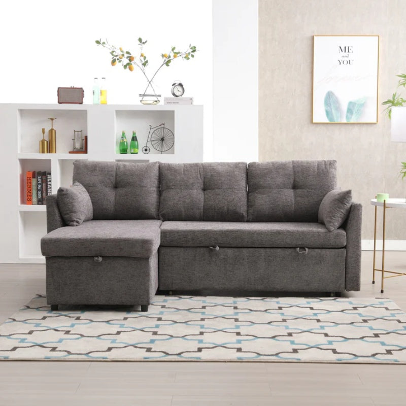 UNITED WE WIN-Furniture, modular L-shaped sofa, modular long sofa with reversible chaise lounge, Sofa bed, Sleeper sofa, modular sofa combination with storage seats.-海智集-Default-