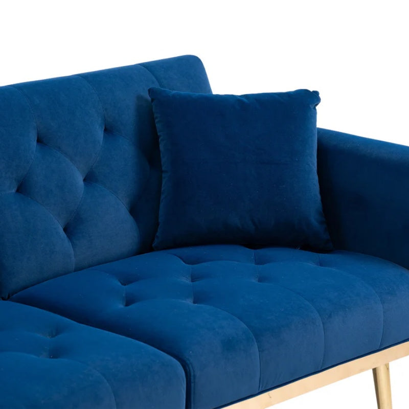 COOLMORE Velvet Sofa , Accent sofa .loveseat sofa with metal feet-海智集-Default-