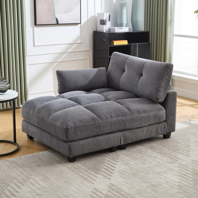 UNITED WE WIN Sleeper Sofa Couch Bed,Oversized Chaise Lounge Chair Cozy Cloud Couch-海智集-Default-
