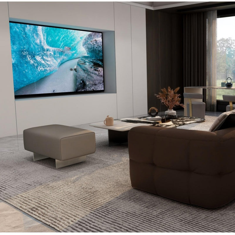 Removable Cover Leather Sofa Set | Family-Friendly Practicality-海智集-