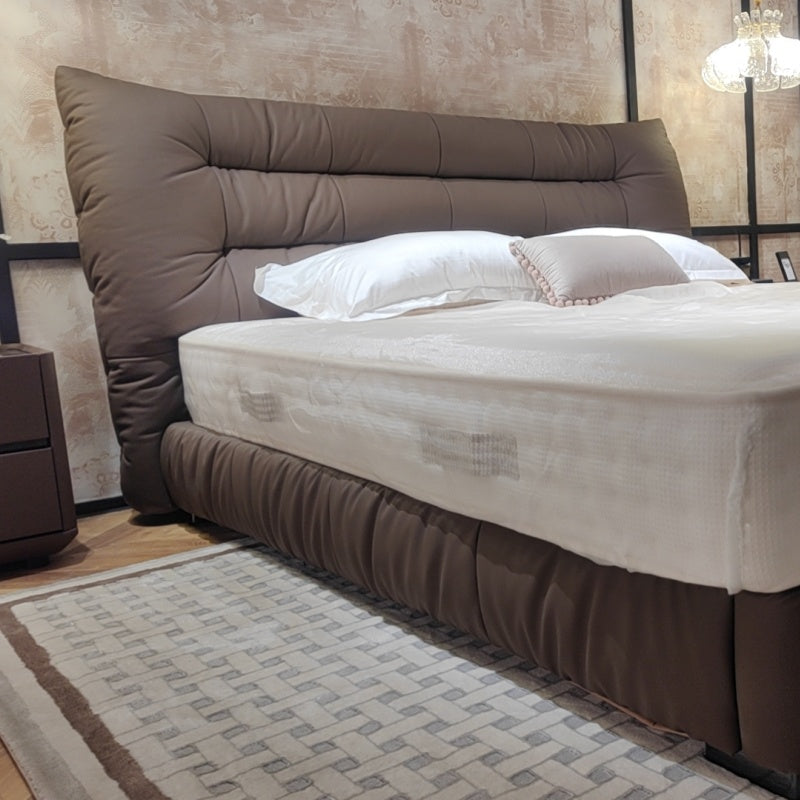 Hand-Stitched Leather Bed with Whisper-Quiet Adjustment-海智集-