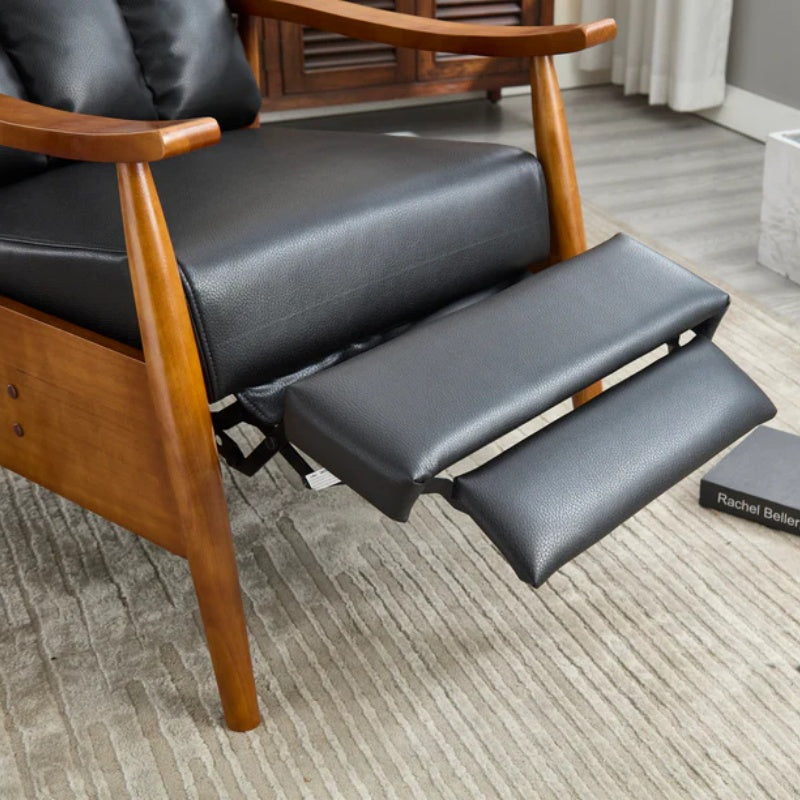 COOLMORE Wood Frame Armchair, Modern Accent Chair Lounge Chair for Living Room-海智集-Default-
