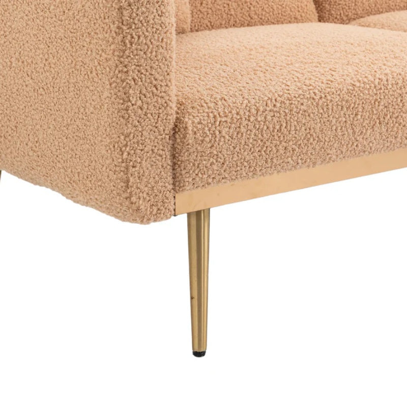 COOLMORE Velvet Sofa , Accent sofa .loveseat sofa with metal feet-海智集-Default-