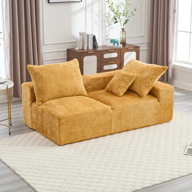 UNITED WE WIN Exquisite fabric technology, intimate two-person design, lazy leisure sitting, free combination of flexible and changeable, a wide range of scene applicability of the sofa-海智集-Default-