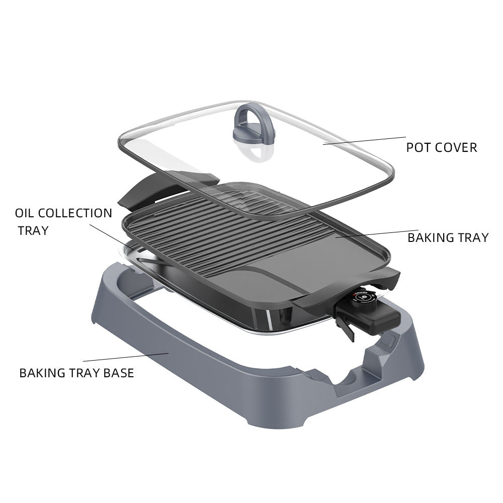 Electric Household Grilling Accessory for Indoor Cooking-海智集-