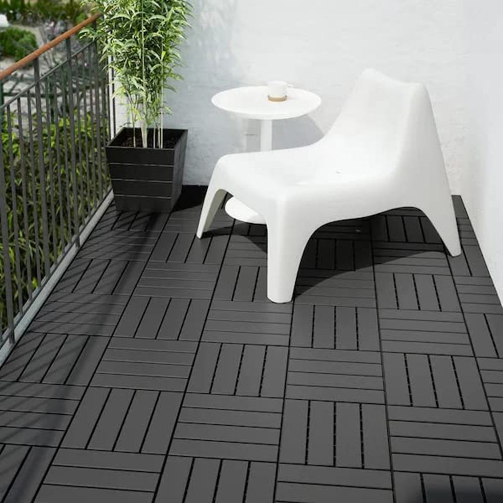Customized Wholesale Waterproof Plastic Outdoor Flooring Covering Interlocking Deck Tiles Patio Tiles for Walkway-海智集-