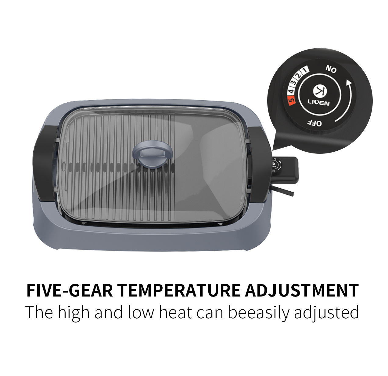 Electric Household Grilling Accessory for Indoor Cooking-海智集-