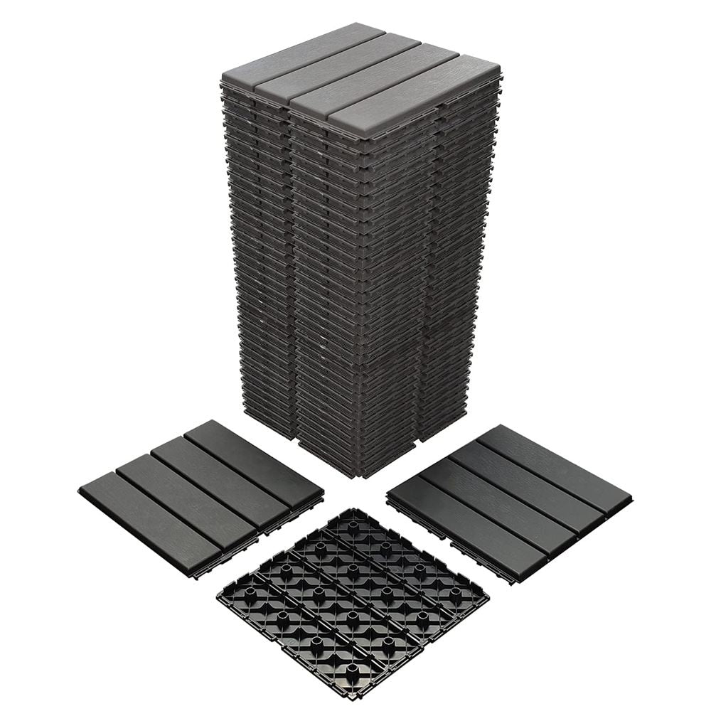 Customized Wholesale Waterproof Plastic Outdoor Flooring Covering Interlocking Deck Tiles Patio Tiles for Walkway-海智集-