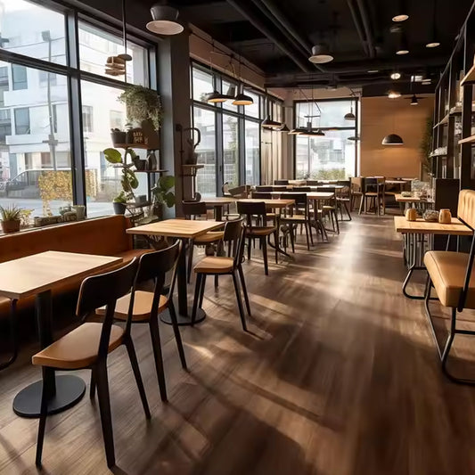 Wood Spc PVC Plastic Sticker LVT Click Plank Floor Tiles Self Adhesive Vinyl Flooring Piso-海智集-