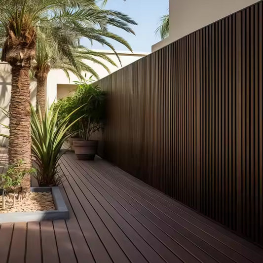 New Stylish External Waterproof 3D WPC Wall Panel Wall Cladding-海智集-