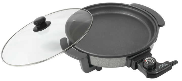 30cm Electric Pizza Pan 1500W GS CE ROHS CB Approval Flat Pizza Pan with Electric Cooking for Household-海智集-
