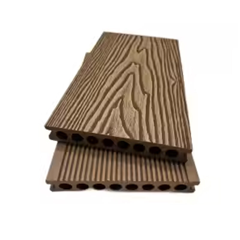 Eco-friendly Plastic PVC Outdoor Flooring Modern Interlocking Deck Tiles Panel Floor with Brushed Finish DIY WPC Decking-海智集-