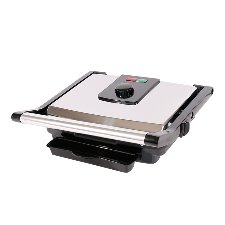 XH-20 Hot Sale 4 Slices Self-control Electric Sandwich Maker Aluminum Electric Panini Non Stick Electric Bbq Grill-海智集-