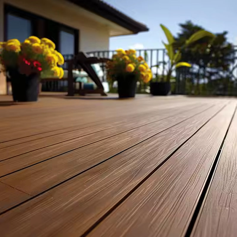 Quick - Installation Interlocking Anti - UV and Fade - Resistant WPC Outdoor Decking for Balconies and Yard-海智集-