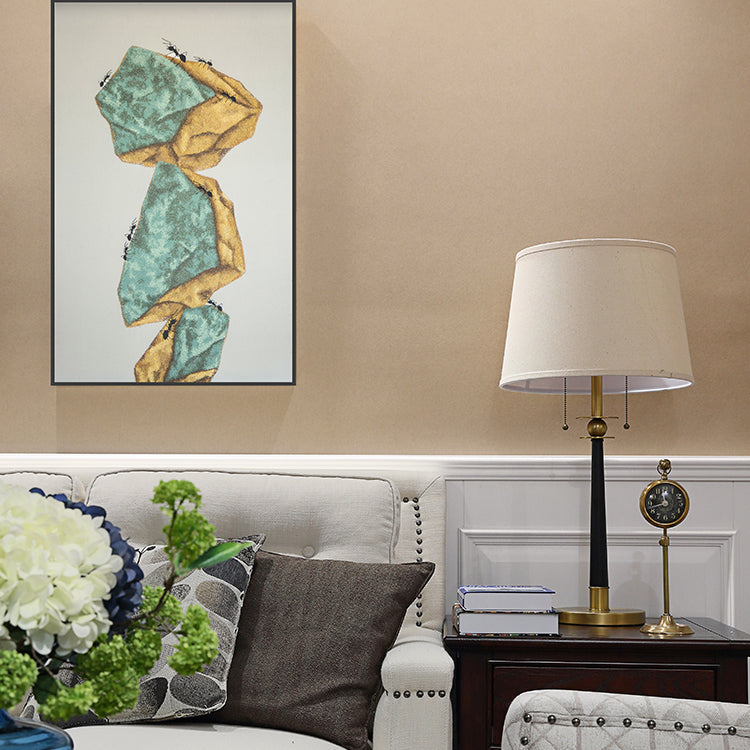 Commercial Suzhou Full Embroidery — framed, simulated silk, soft luster. Dual craftsmanship. Wholesale for decor firms, commercial use; home use too. Art decor for hotels, offices, residences.GorgeousA Record of Stones - Interesting Stones-海智集-