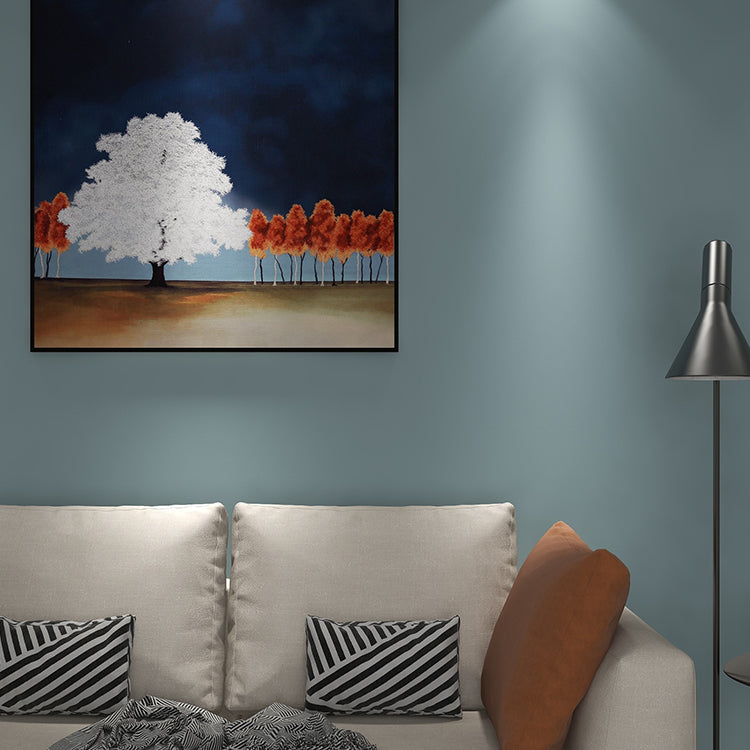 Commercial Suzhou Full Embroidery — framed, simulated silk, soft luster. Dual craftsmanship. Wholesale for decor firms, commercial use; home use too. Art decor for hotels, offices, residences.GorgeousEvening Night-海智集-