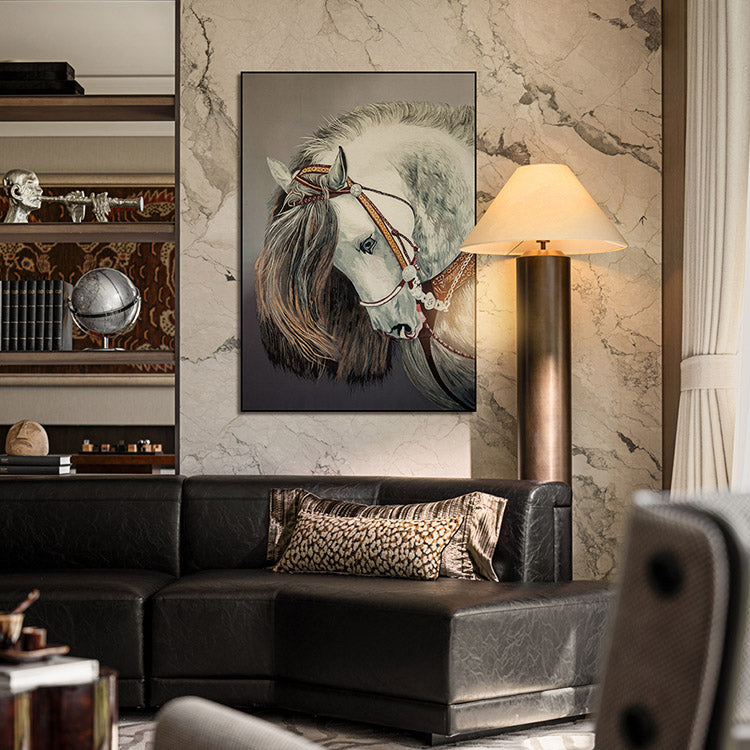 Commercial Suzhou Full Embroidery — framed, simulated silk, soft luster. Dual craftsmanship. Wholesale for decor firms, commercial use; home use too. Art decor for hotels, offices, residences.Prince Charming-海智集-