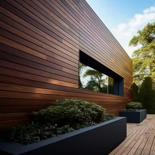 Wood Manufacturer Outdoor Composite Wpc Wall Cladding Exterior Decoration-海智集-