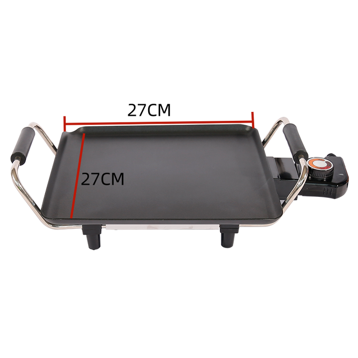 27*27CM High Quality Portable Electric Griddle Grill Stove Top Skillet Pancake Maker on the Market Plancha for Household-海智集-