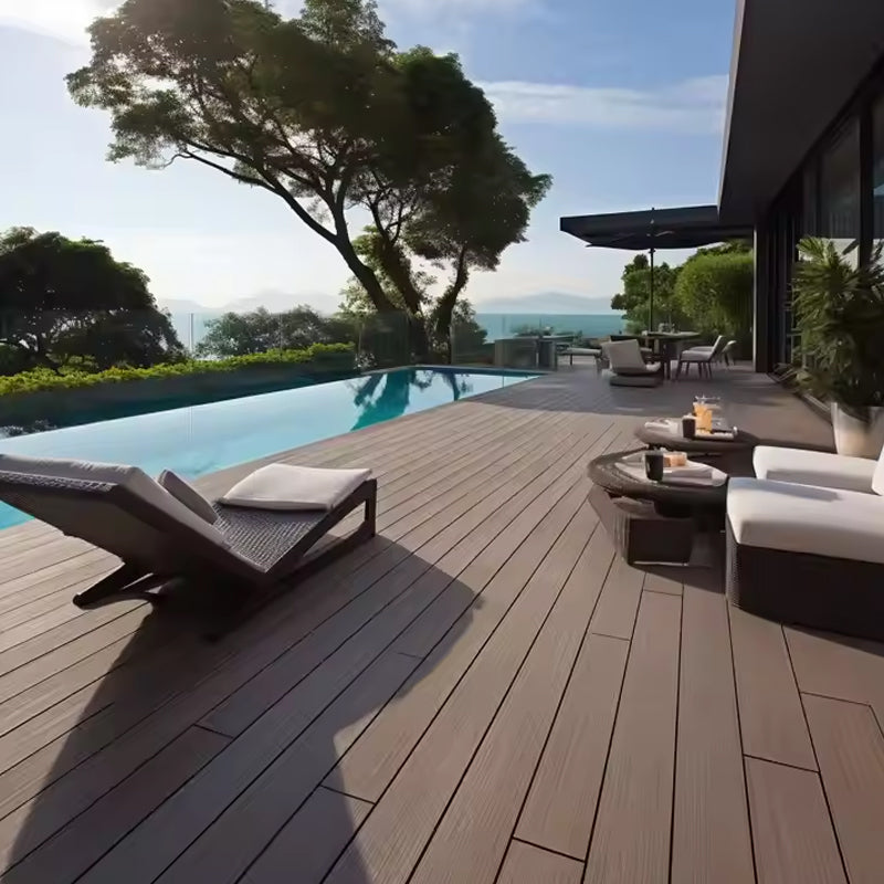 Cheap Price Terrace Outdoor Patio Tiles Flame Retardant Composite Boards Wpc Decking Outdoor-海智集-