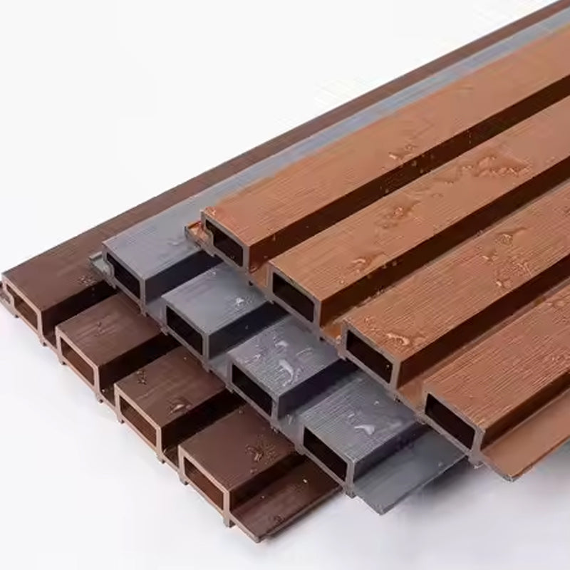 Outdoor Partition Wall Board Brick Cladding Fluted Decorative Exterior Wpc Wall Panel-海智集-