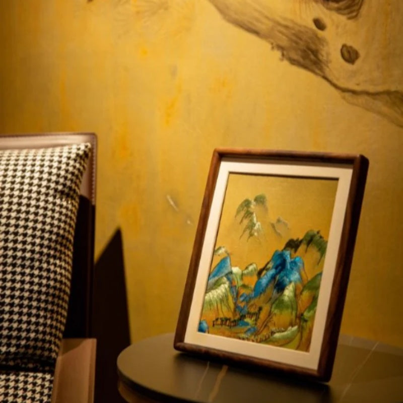 Hand-embroidered decorative items, a three-dimensional new Chinese-style home art collection, are the top choice for gifting-海智集-Embroidery-