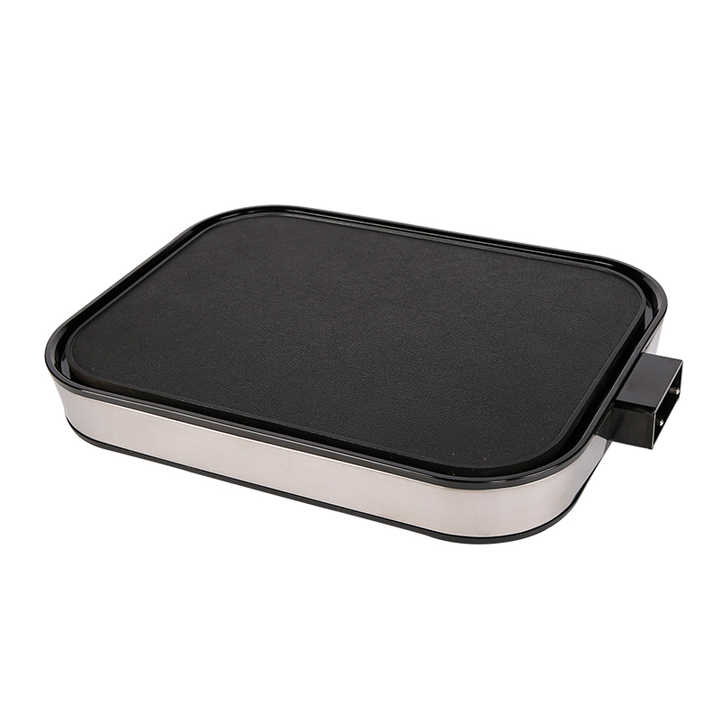 Rated Electric Frying Pan OEM Tempered Glass Outdoor Detachable and Foldable Overheat Proations Temperature Controlled Top 10-海智集-