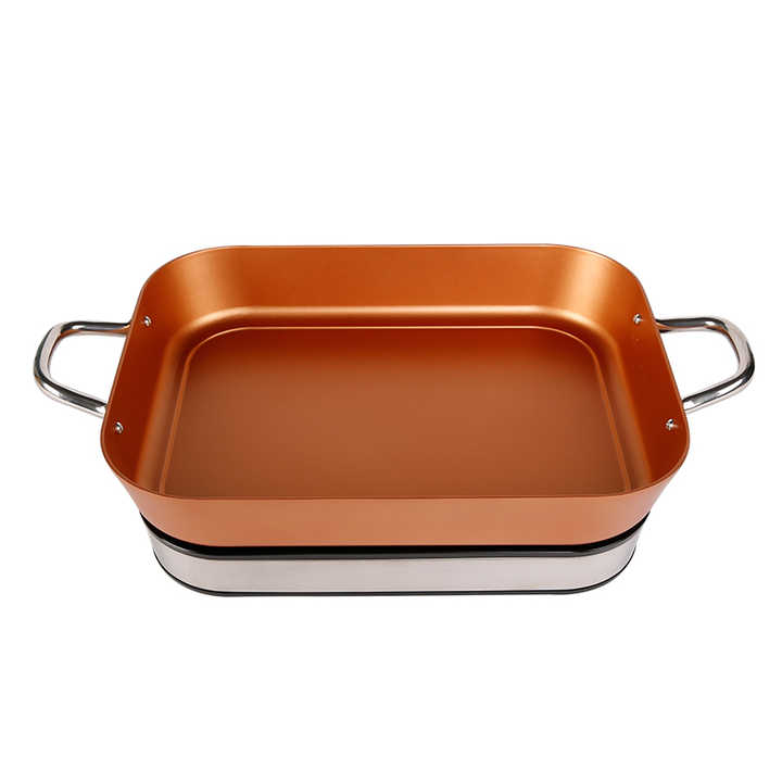 Rated Electric Frying Pan OEM Tempered Glass Outdoor Detachable and Foldable Overheat Proations Temperature Controlled Top 10-海智集-