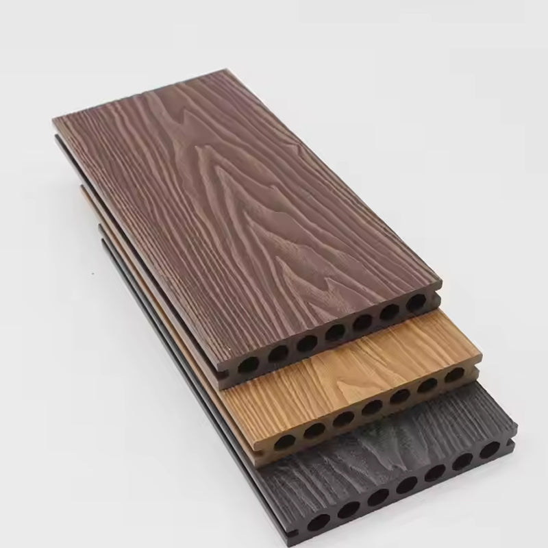 New Technology Non-slip WPC 3D Embossed Composite Exterior Wpc Decking Outdoor Floor Tiles-海智集-