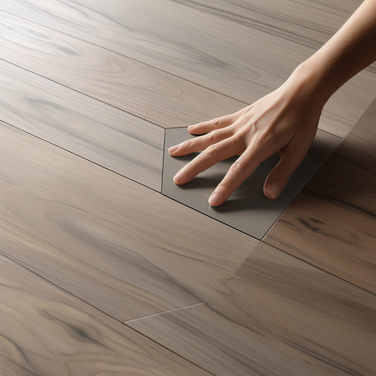 Waterproof Plastic Indoor SPC Flooring Piso Rigid Core Interlocking Click Lock PVC Vinyl Floor-海智集-