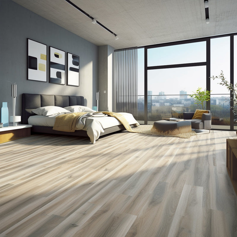 WPC LVT Luxury Vinyl Planks SPC Flooring Tile Dry Back WPC Wood Floor for Hotel for Rough Concrete Piso-海智集-