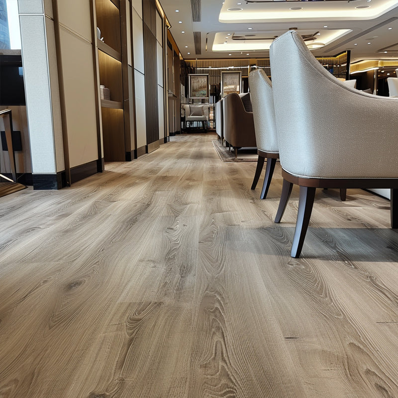 Wholesale High Gloss Vinyl Waterproof Plastic Spc PVC Engineered Hardwood Flooring Wide Plank 8mm Click Vinyl Plank 5mm-海智集-